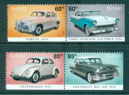 Iceland-2004-Automobiles-MUH-lot324530