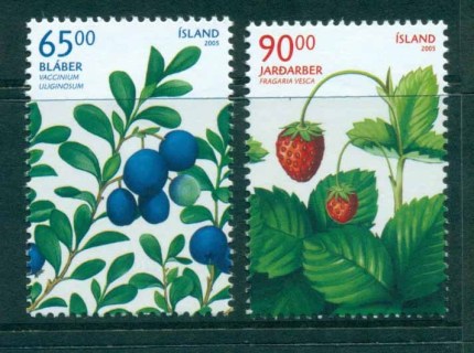 Iceland-2005-Berries-MUH-lot32550