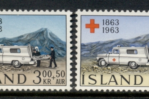 Iceland-1963-Red-Cross-centenary-MUH