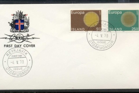 Iceland-1970-Europa-Woven-Threads-FDC
