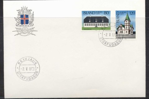 Iceland-1978-Europa-Architecture-FDC