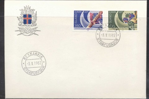 Iceland-1982-Europa-History-FDC