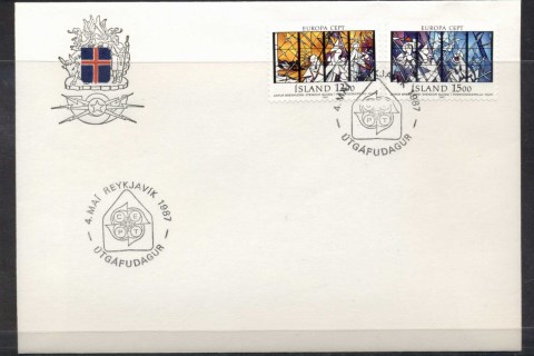 Iceland-1987-Europa-Architecture-FDC