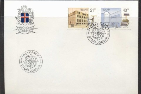 Iceland-1990-Europa-Post-Offices-FDC
