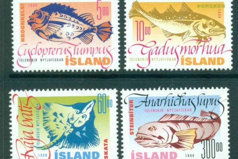 Iceland-1998-Fish-MUH-lot32455
