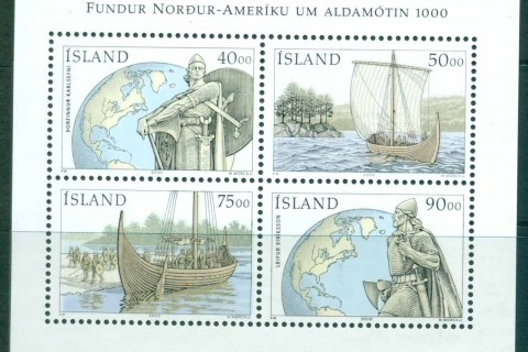 Iceland-2000-Discovery-of-Vinland-MS-MUH-lot32474