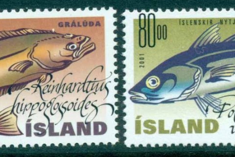 Iceland-2001-Fish-MUH-lot32482
