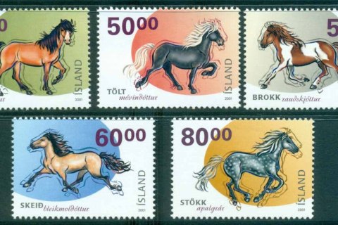 Iceland-2001-Horses-MUH-lot32488