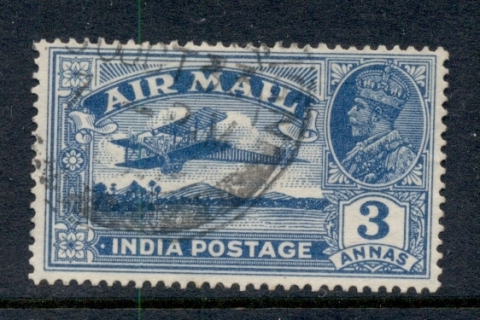 India-1929-30-Airmail-3a-FU