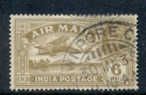 India-1929-30-Airmail-6a-FU