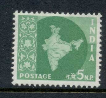 India-1957-58-Map-of-India-50np-MLH