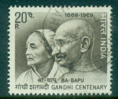 India-1969-Gandhi-centenary-20p-FU