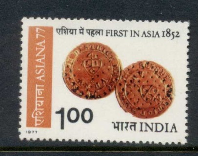 India-1977-red-Scinde-Dawk-MUH