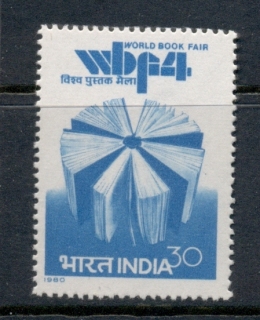 India-1980-World-Book-fair-MUH_1