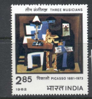 India-1982-Picasso-paintings-Three-Musicians-MUH