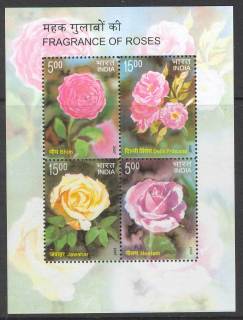 India-2007-Roses-Scented-MS-MUH-Lot13891