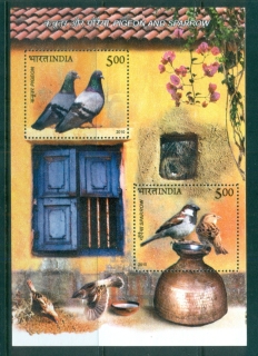 India-2010-Pigeon-Sparrow-MS-MUH-lot82636