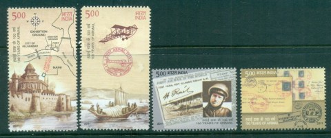 India-2011-Airmail-Centenary-MUH-lot82659