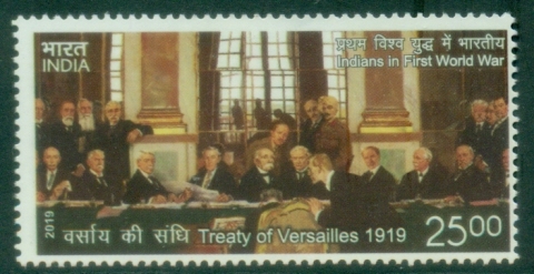 India-2019-Indians-in-World-War-I-Maharaja-Ganga-Singh-Indian-Signatory-to-the-Treaty-of-Versailles-MUH