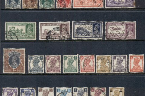 India-1937-43-KGVI-Assorted-FU