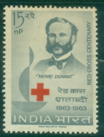 India-1963-The-100th-Anniversary-of-Red-Cross-light-crease-MLH