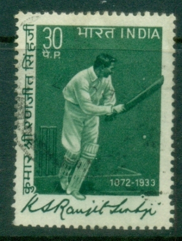 India-1973-K-S-Ranjitsinhji-Cricketer-Commemoration-FU