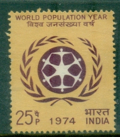 India-1974-World-Population-Year-FU
