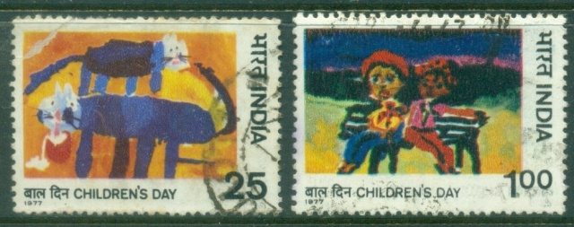 India-1977-Childrens-Day-FU