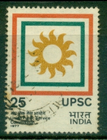 India-1977-Union-Public-Service-Commission-FU
