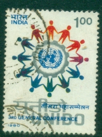 India-1980-The-3rd-United-Nations-Industrial-Development-Organization-General-Conference-New-Delhi-FU