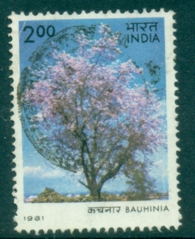 India-1981-Flowering-Trees-2r-FU