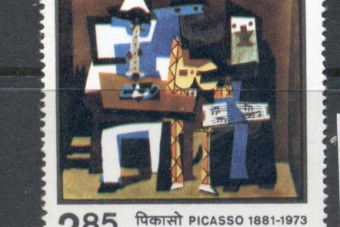 India-1982-Picasso-paintings-Three-Musicians-MUH