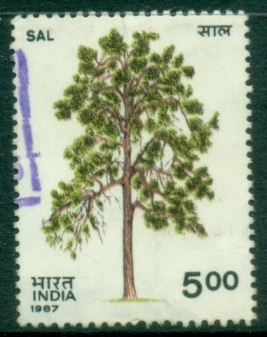 India-1987-Indian-Trees-5r-FU