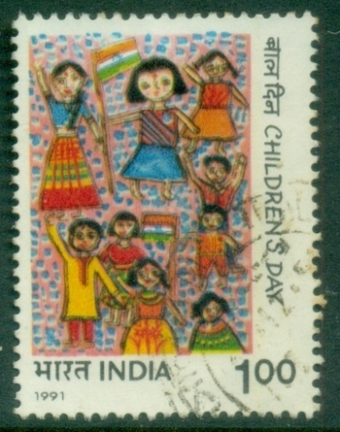 India-1991-Childrens-Day-FU
