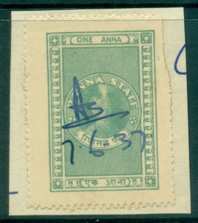 Panna-State-1940s-Revenue-1a-green-lot36548