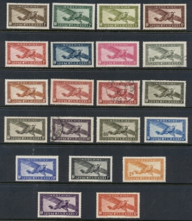 Indo-China-1933-41-Airmail-MLH-FU