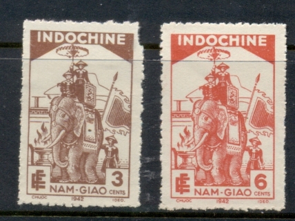 Indo-China-1942-Elephant-Procession-MNG