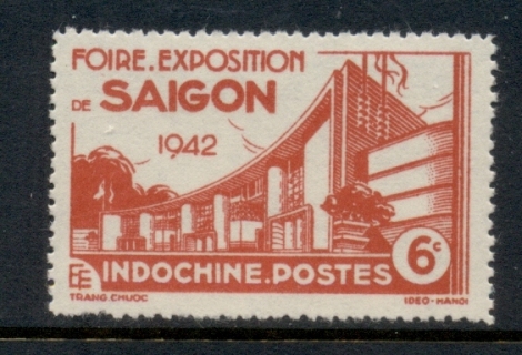 Indo-China-1942-Saigon-Fair-MNG