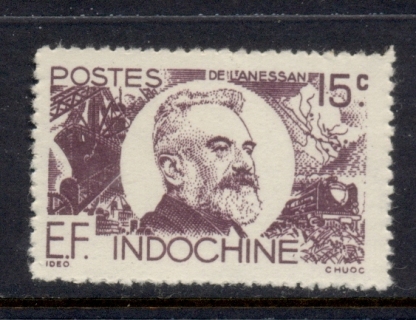 Indo-China-1944-Gov-General-de-Lanessan-15c-MNG