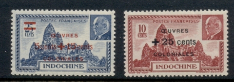 Indo-China-1944-Petain-Surch-Colonial-Development-Fund-MLH