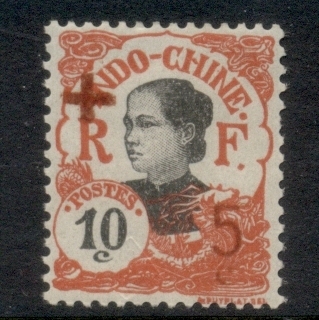 Indo-China-1914-red-Cross-Surch-10c-5c-MLH