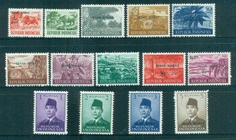 Indonesia-West-Irian-1963-Pictorial-Opts-MLH-lot82539