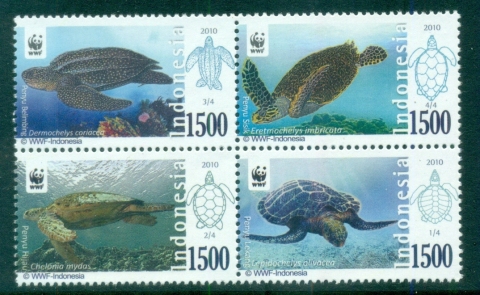 Indonesia-2010 WWF Turtles Blk