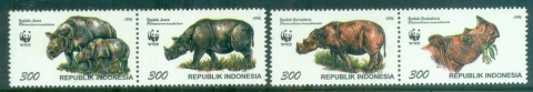 Indonesia-1996 WWF Javan & Sumatran Rhinoceros