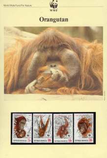 Indonesia-1989 WWF Orangutan