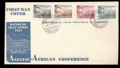 Indonesia-1955-Asian-African-Conference-FDC