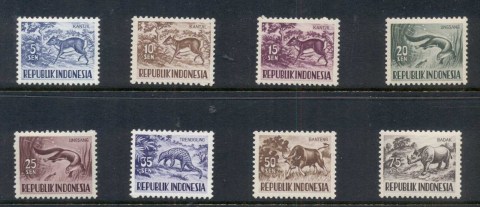 Indonesia-1956-Pictorials-Animals-MUH