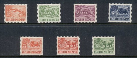 Indonesia-1958-Pictorials-Animals-MUH