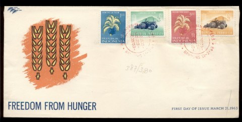 Indonesia-1963-FFH-Freedom-From-Hunger-FAO-FDC