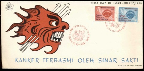 Indonesia-1965-Fight-against-Cancer-FDC